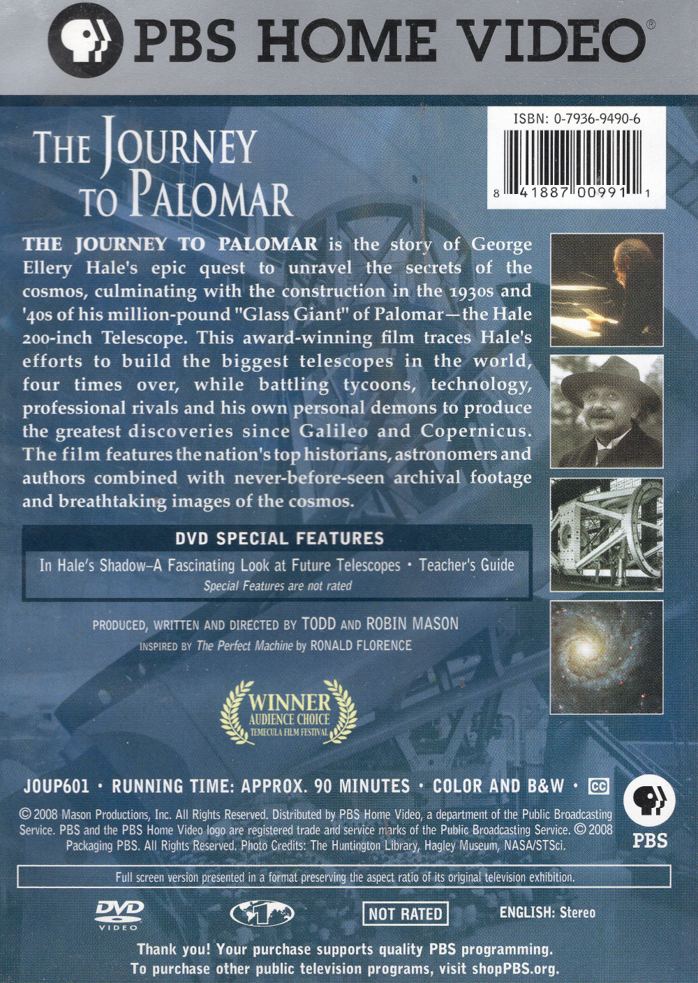 Journey to Palomar DVD